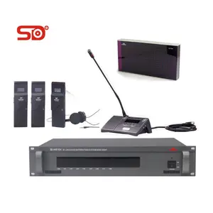 SINGDEN SI-R8406 portátil dispositivo de tradução simultânea IR interpertation Multi línguas sistema de conferência