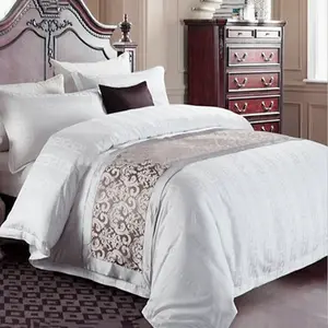 Quattro stagioni hotel biancheria da letto di lusso raso di cotone jacquard set di biancheria da letto