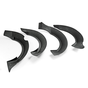Garde-boue avant et arrière, en Fiber de carbone, Style leva - Product Image 4