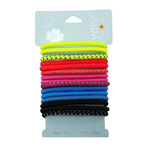 New fashion colorful elastic hair band Girls neon elastic hair band - Product Image 5