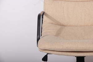 New ergonomic Design staff office chair, ergonomic luxury executive chair fabric Chrome - Product Image 2