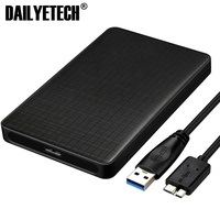 Ekose tasarım HDD Durumda 2.5 inç SATA USB 3.0 SSD Adaptörü için SSD 1 TB 2 TB Sabit disk sürücüsü kutusu Harici HDD muhafaza