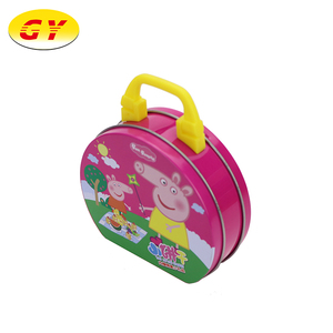 Peppa Pig stampato portatile della caramella barattolo di latta con la maniglia - Product Image 6