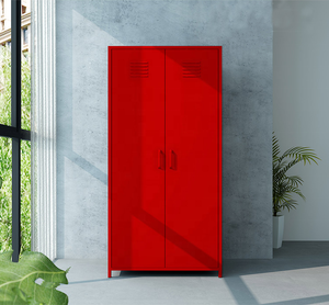 <strong>Low</strong> Price Modern Design Different Colour 2 Door Steel Almirah Iron <strong>Wardrobe</strong> - Product Image 4