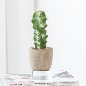 Toque Real Alta Calidad pulpa maceta plantas suculentas Artificial <span class=keywords><strong>Cactus</strong></span> <span class=keywords><strong>bola</strong></span> - Product Image 3