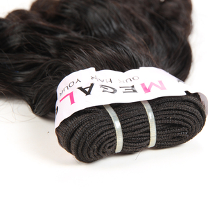 12A Color Natural rizo rizado bebé Fumi peruano extensiones de armadura de cabello humano - Product Image 3