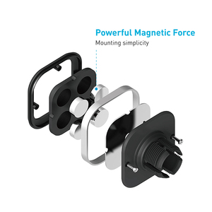<span class=keywords><strong>360</strong></span> grados giran de ventilación de aire de coche montaje de soporte para teléfono magnético de vehículo, soporte - Product Image 3