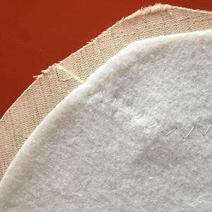 100% poliéster traje de pecho ling lona entretela <span class=keywords><strong>tela</strong></span> no tejida Guata de pecho de entretela traje interlining - Product Image 2
