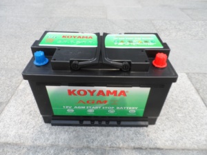 Batería Koyama AGM Start Stop 12V VRL4 80-H7 <span class=keywords><strong>de</strong></span> Buena Calidad, Batería <span class=keywords><strong>de</strong></span> Coche AGM 12V80Ah - Product Image 3
