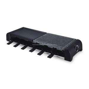 Famille Servi Électrique <span class=keywords><strong>12</strong></span> Personnes BARBECUE Gril À <span class=keywords><strong>Raclette</strong></span> avec Mini Casseroles - Product Image 3