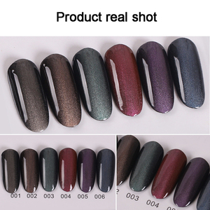 Muestras Gratis de compra de uñas de gel polaco 72 colores 15 ml meteorito ojo de gato gel polaco - Product Image 5