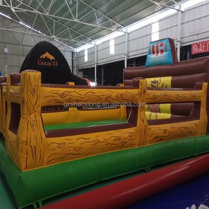 Máquina <span class=keywords><strong>de</strong></span> juego mecánica inflable del rodeo <span class=keywords><strong>de</strong></span> Bull del parque <span class=keywords><strong>de</strong></span> atracciones 6x4m - Product Image 6