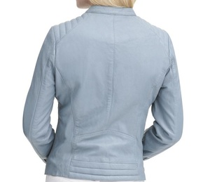 Women's Genuine <b>Sheep</b> <b>Skin</b> Suede Bomber <b>Jacket</b> Custom Logo Lightweight Finished Outerwear Wholesale Everyday Fashion Wear - Product Image 6