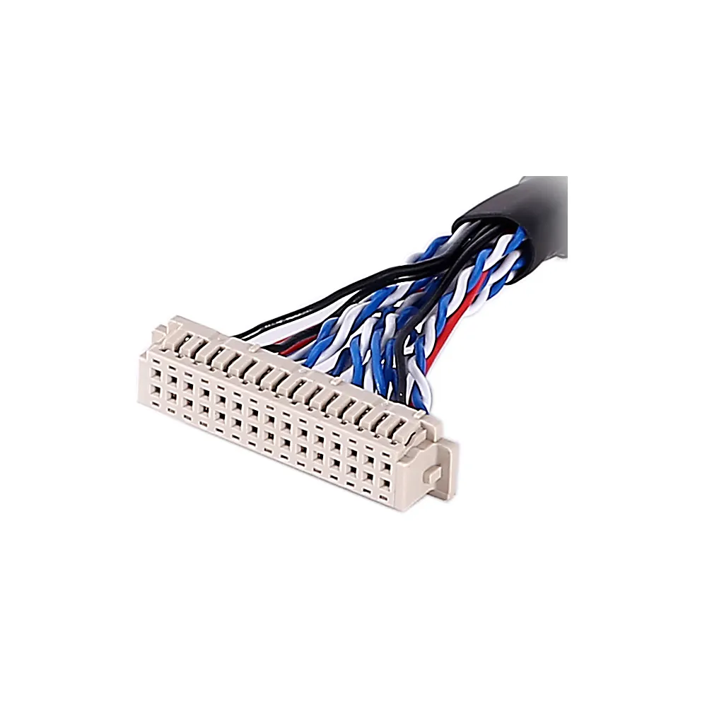 Mejor venta personalizada interfaz displayport conector 31pin 4 15,6 "Pantalla lcd edp lvds cable