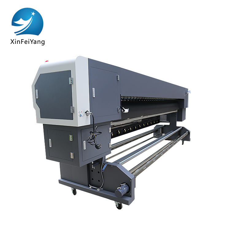 Numérique Jet D'encre PVC Drapeau Bannière Machine D'impression Éco Solvant Dx5 Motif Traceur Imprimante