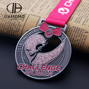 Personnalisé 2d 3d métal <span class=keywords><strong>santé</strong></span> courir médaille de finition pour les femmes - Product Image 6