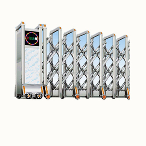Barrière <span class=keywords><strong>de</strong></span> stationnement en aluminium personnalisée, <span class=keywords><strong>portail</strong></span> <span class=keywords><strong>de</strong></span> route, bon prix, portable, barrière coulissante automatique manuelle utilisée - Product Image 1