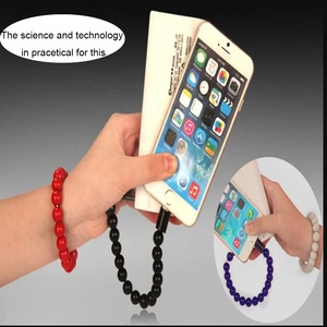สร้อยข้อมือลูกปัดสร้างสรรค์ประเภท C สายชาร์จ USB สายชาร์จสายเคเบิลข้อมูล Micro USB - Product Image 3
