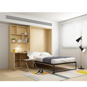 Nordic Design <strong>Space</strong> <strong>Saving</strong> Furniture Vertical <strong>Single</strong> Folding Wall <strong>Bed</strong> - Product Image 1
