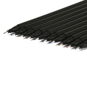 Ensemble <span class=keywords><strong>de</strong></span> stylos d'aquarelle à bout en <span class=keywords><strong>feutre</strong></span> <span class=keywords><strong>professionnel</strong></span>, multicolore, en plastique, vente en gros, - Product Image 4