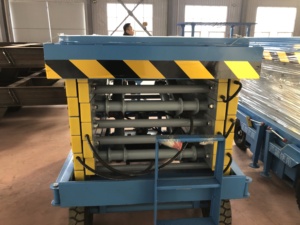 Elevador de Tijera Hidráulico Eléctrico Portátil para Remolque Móvil, Elevador Vertical de Una Persona con Plataforma - Product Image 4