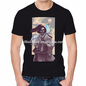 2019 impression hommes <span class=keywords><strong>O</strong></span> cou de mode à manches courtes En Coton noir t-shirt - Product Image 1
