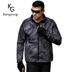 Al aire libre a prueba de viento cálido chaquetas de camuflaje los hombres chaqueta abrigo táctico Soft Shell chaquetas - Product Image 3