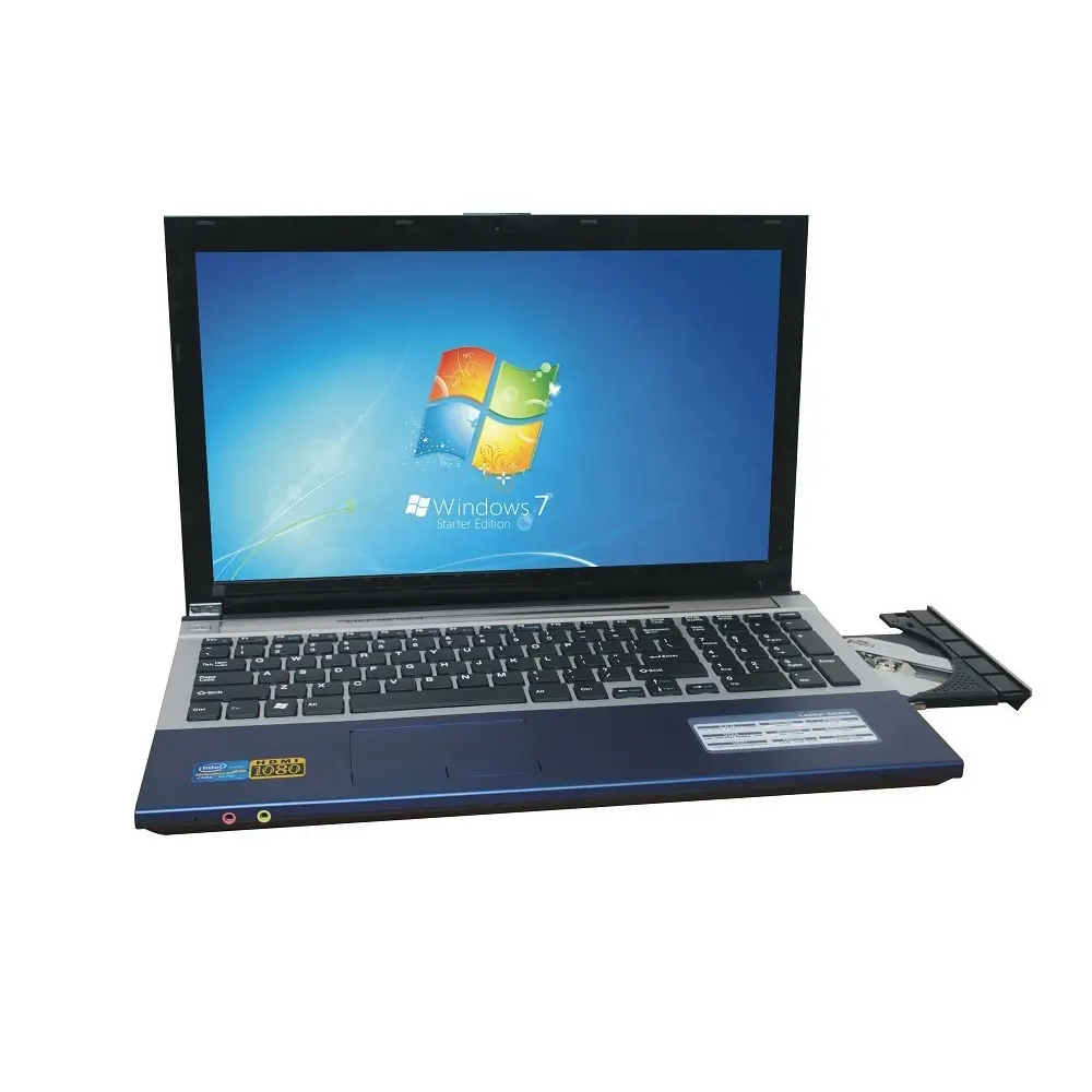 Máy tính xách tay Netbook Loại 8 gb ram 250 GB lên đến 1 TB Dung Lượng Ổ Cứng 15.6 inch máy tính xách tay với DVD-RW