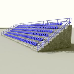Retrattile palestra gradinate all'aperto telescopico tribuna posti a sedere bleacher per la vendita - Product Image 2