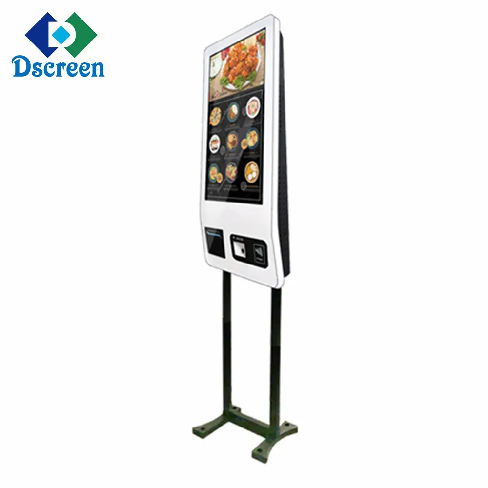 Dscreen Rapide Commande de Nourriture de Machine de Kiosque de Paiement de Service D'individu Avec Le Système De Position