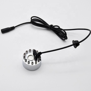 Dc điện tử matel đầu 20 mét 12 cái LED fogging Head lồng ấp siêu âm tạo độ ẩm không khí tạo độ ẩm Atomizer - Product Image 4