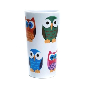 tasses à café <span class=keywords><strong>pas</strong></span> <span class=keywords><strong>cher</strong></span> gobelets tasse personnalisée mignon hibou <span class=keywords><strong>gobelet</strong></span> en mélamine pour les fêtes de mariage événements - Product Image 1