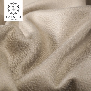 Modal doble cara patrón <span class=keywords><strong>de</strong></span> ondulación <span class=keywords><strong>de</strong></span> agua Cachemira invierno 100% <span class=keywords><strong>tejido</strong></span> <span class=keywords><strong>de</strong></span> lana para mujer abrigo largo - Product Image 1