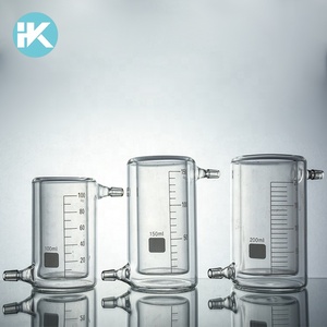 Laborglasware Glasreaktor <span class=keywords><strong>200ml</strong></span> 3.3 Glas Doppelwandiger Mantelbecher - Product Image 5