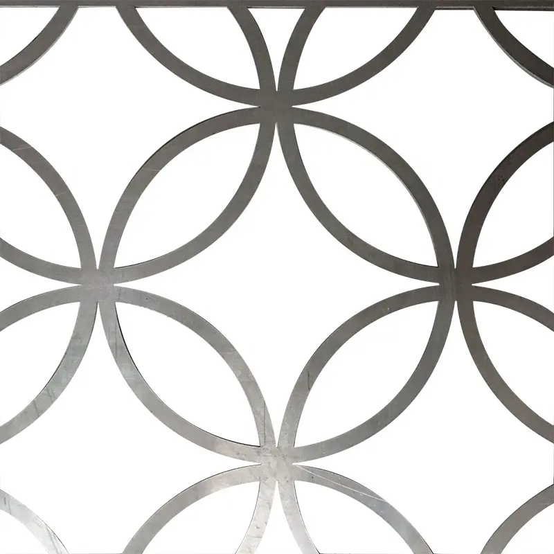 Panneau de clôture en treillis métallique, 3mm, extérieur, mur métallique décoratif, acoustique, en aluminium perforé, panneau de clôture