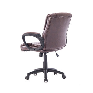 Mode vente chaude multifonctionnel noir nylon roulettes <span class=keywords><strong>de</strong></span> luxe brun exécutif <span class=keywords><strong>de</strong></span> <span class=keywords><strong>bureau</strong></span> en cuir <span class=keywords><strong>chaise</strong></span> pivotante - Product Image 5