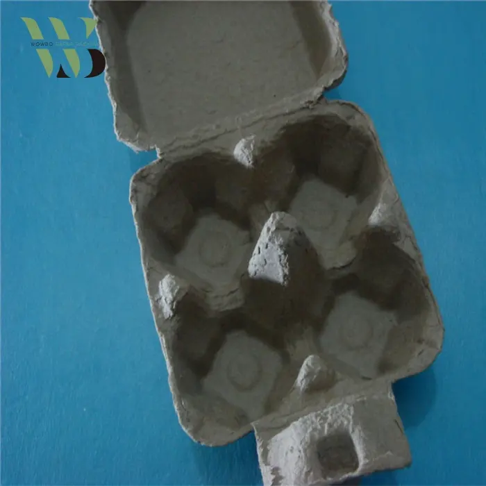 Kotak Kertas Cetakan Bubur Kemasan 4 Telur Buatan Kustom dengan Kualitas Baik