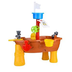 Tavola di acqua per i più piccoli, 2 in 1 <span class=keywords><strong>sabbia</strong></span> e acqua gioco tavolo <span class=keywords><strong>con</strong></span> <span class=keywords><strong>la</strong></span> nave pirata <span class=keywords><strong>sabbia</strong></span> stampi strumenti all'aperto <span class=keywords><strong>spiaggia</strong></span> giocattolo per i bambini - Product Image 4