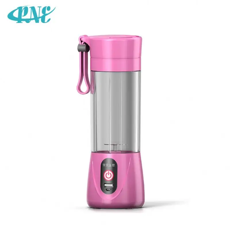 Customized Wholesale Mini Electric Plastic Protein Shaker Juice Smoothie Mixer Juicer Bottle Blender With Cup For Travel Sport