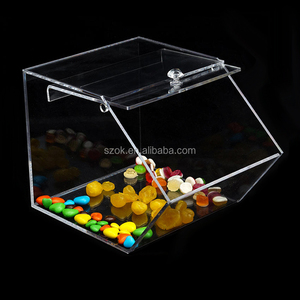 Bán buôn trắng rõ ràng lớn Acrylic Hộp siêu thị Acrylic ngọt ngào hộp trắng Acrylic Hộp cho hiển thị thực phẩm - Product Image 3