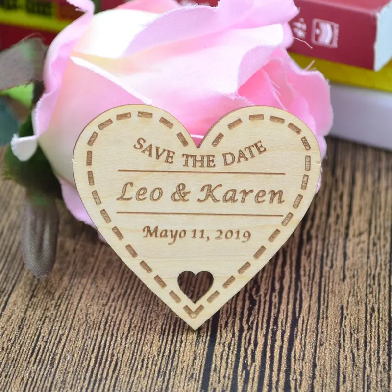 Klalien — thème de cœur d'amour, découpe laser, artisanat en bois, cadeau de mariage, offre spéciale 2019
