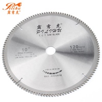 Disco de Corte Circular de Carburo de Tungsteno (TCT) de 10 Pulgadas y 120 Dientes para Aluminio