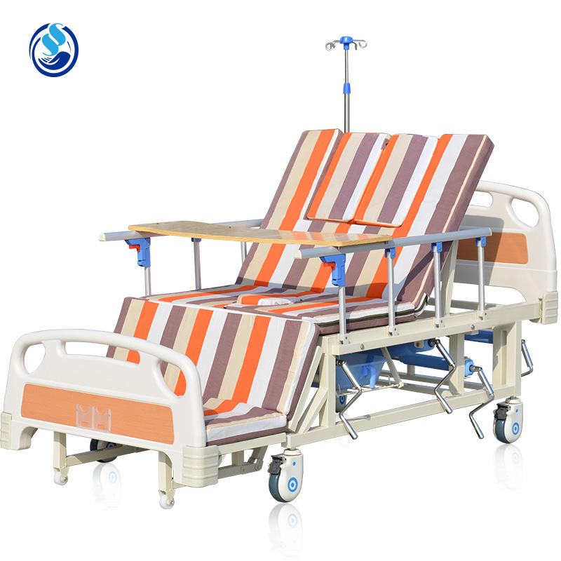 средства по уходу за пожилыми пятью функциями ручной вращающийся больничный стул кровать