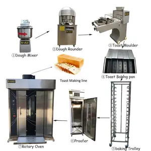 A full set bakery equipment/all machines for bakery manufacturer