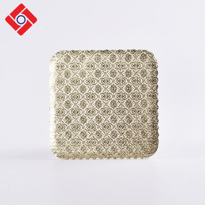 Desechables grandes <span class=keywords><strong>de</strong></span> doble pared <span class=keywords><strong>de</strong></span> la caja <span class=keywords><strong>de</strong></span> cartón <span class=keywords><strong>pastel</strong></span> Base cuadrado <span class=keywords><strong>pastel</strong></span> placa - Product Image 2