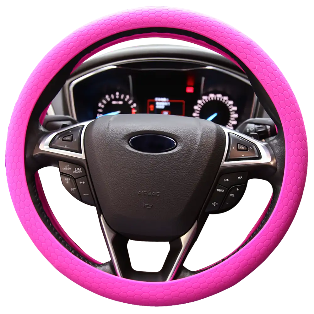 Promotional Silicone Rubber Car Steering Wheel Cover für accesorios para autos