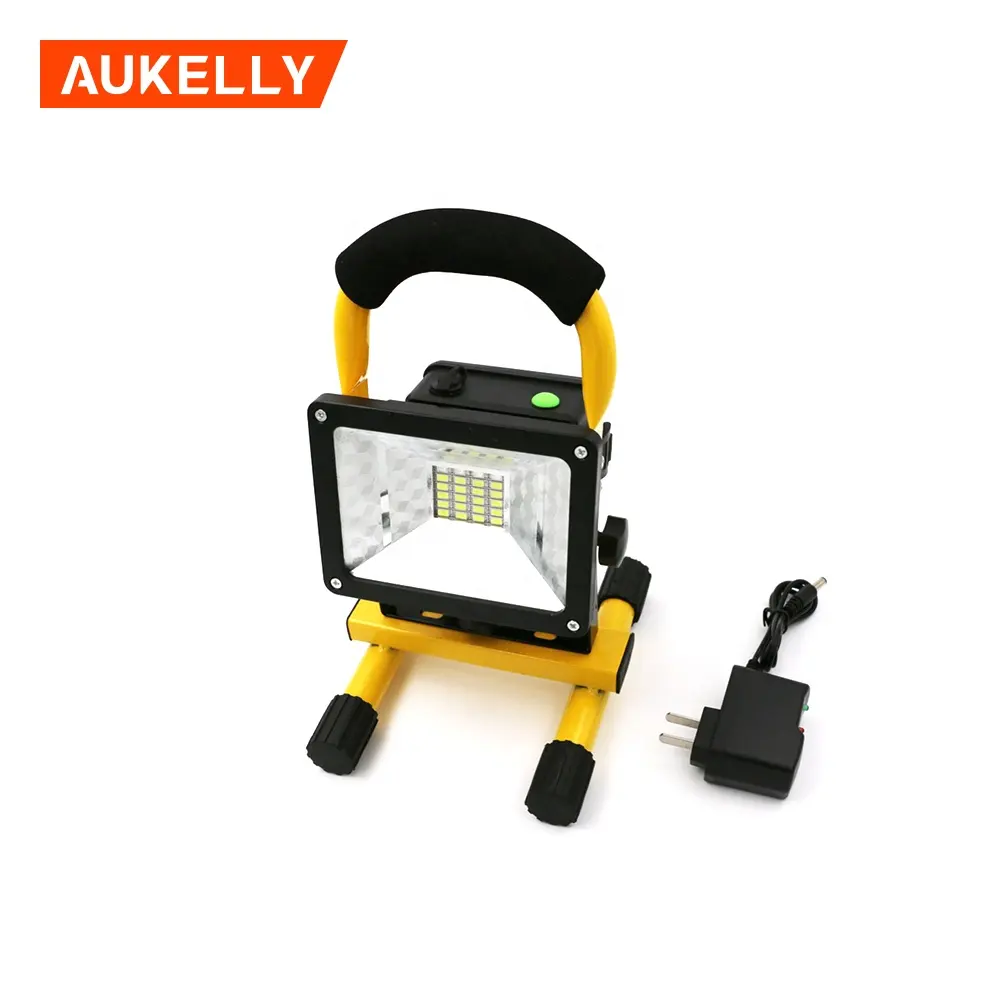 Aukelly yeni ürün IP65 şarj edilebilir led çalışma ışığı 30w USB şarj LED çalışma ışığı Site ışık