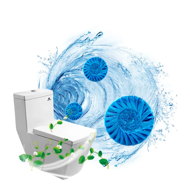 High Quality Deodorizer Blue Solid Bubble Block Toilet Bowl Cleaner