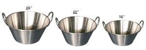 Olla Mexicana Cazo Grande y Profunda de <span class=keywords><strong>Acero</strong></span> <span class=keywords><strong>Inoxidable</strong></span> para Cocinar de Varios Usos - Product Image 3