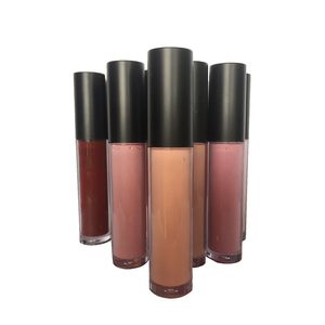 Etiqueta Privada vegano lindo Rosa natural pura de maquillaje cosméticos brillo de labios para las niñas - Product Image 5